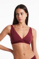 Lace Trim Triangle Bra