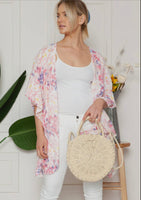 The Morgan Rounded Rattan Purse