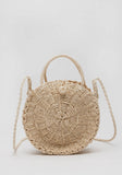 The Morgan Rounded Rattan Purse