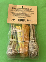 White Sage and Palo Santo Combo Pack