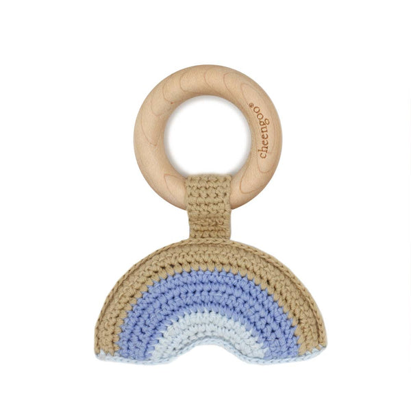 Rainbow Rattle - Blue