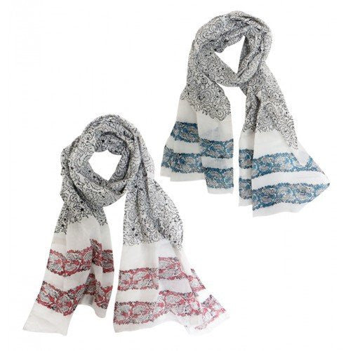 Global GF Freedom Fighters Block Print Scarf