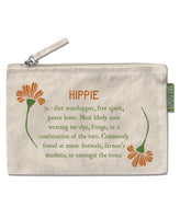 Soul Flower Large Zipper Pouch