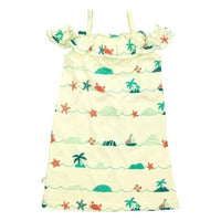 Babysoy Ruffle Shoulder Dress